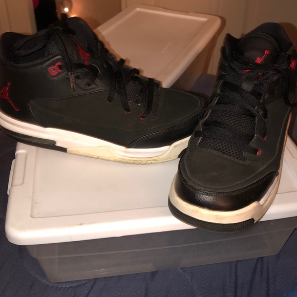 jordan flights red and black